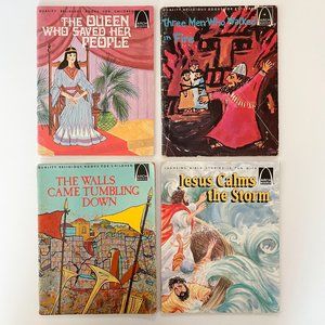 Arch Books Lot of 4 Queen Esther Jesus Calms Storm